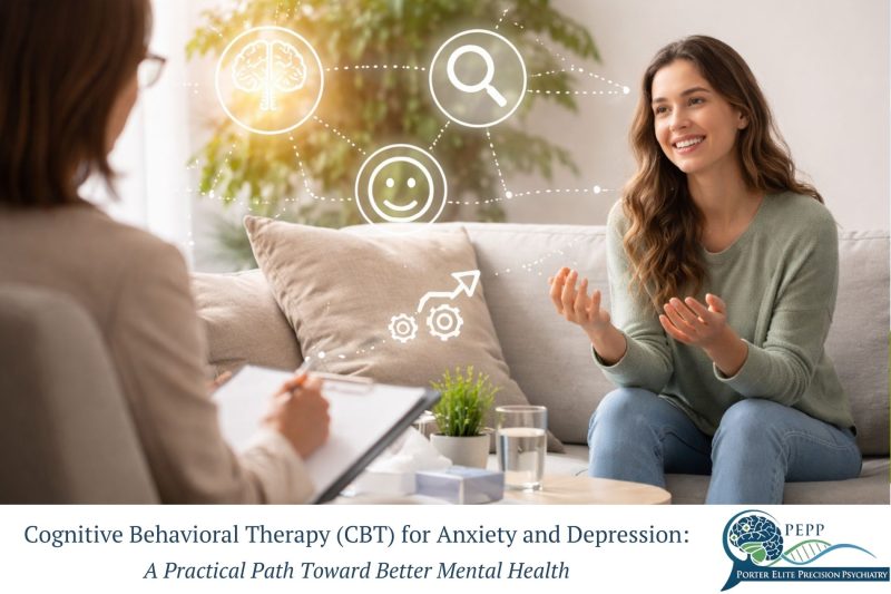 Cognitive Behavioral Therapy (CBT) for Anxiety and Depression A Practical Path Toward Better Mental Health